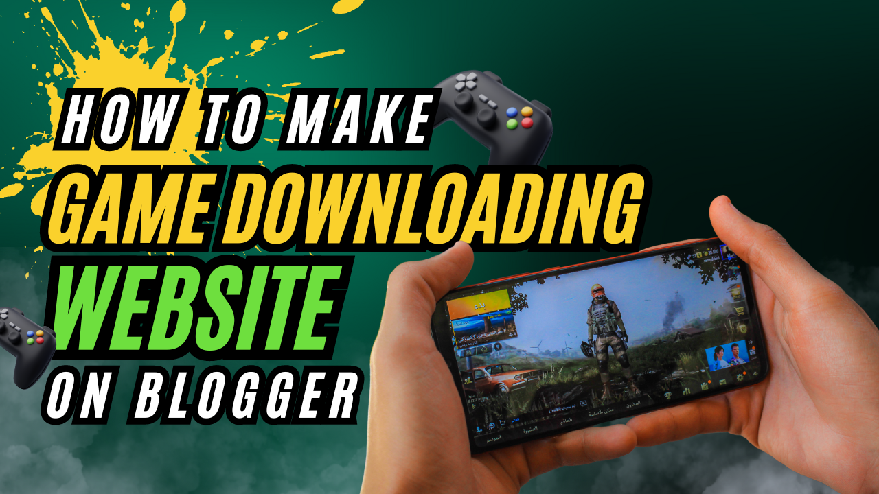 How to create a Game Downloading Website on Blogger – Cryzen Free Theme Customization